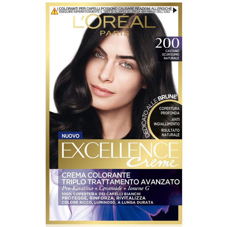 L Oreal Excellence Creme n. 200 castano scurissimo naturale