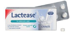 Lactease 4500 fcc aroma menta 30 compresse masticabili