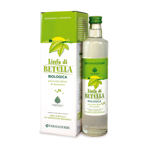 Linfa di Betulla Biologica Farmaderbe 500ml