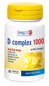 LongLife D Complex 1000 Integratore vitamina D 60 Compresse