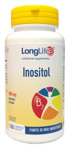 LongLife Inositol 500 mg - Integratore per il Controllo dei Lipidi Plasmatici - 100 Tavolette