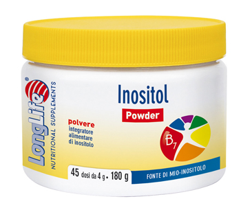 LongLife Inositol Powder - Integratore per il Controllo dei Lipidi Plasmatici - 180 g