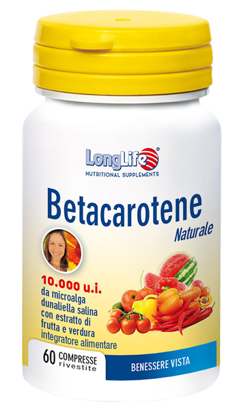 LongLlife Betacarotene Integratore Abbronzatura 60 Compresse