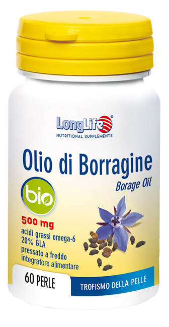 Longlife olio borragine bio 60 perle