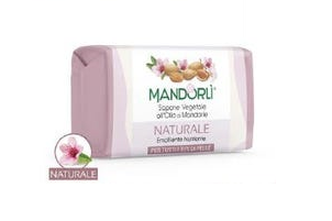 MANDORLI' Sapone Solido Vegetale NATURALE 100g