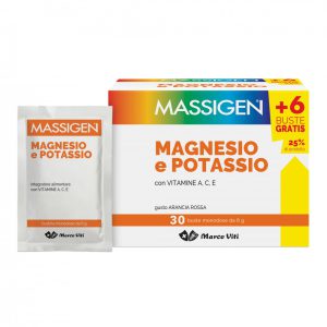 MASSIGEN MAGNESIO E POTASSIO 24 BUSTINE +6 GRATIS