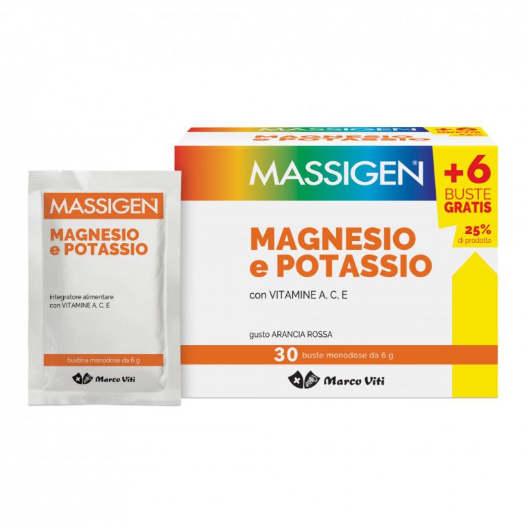 MASSIGEN MAGNESIO E POTASSIO 24 BUSTINE +6 GRATIS