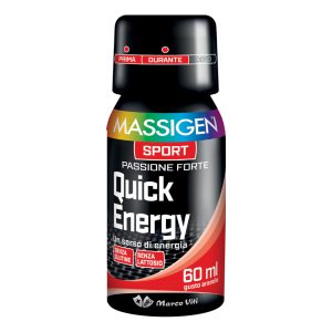 Massigen Sport Quick Energy - Integratore Energetico Liquido Gusto Arancia 60ml