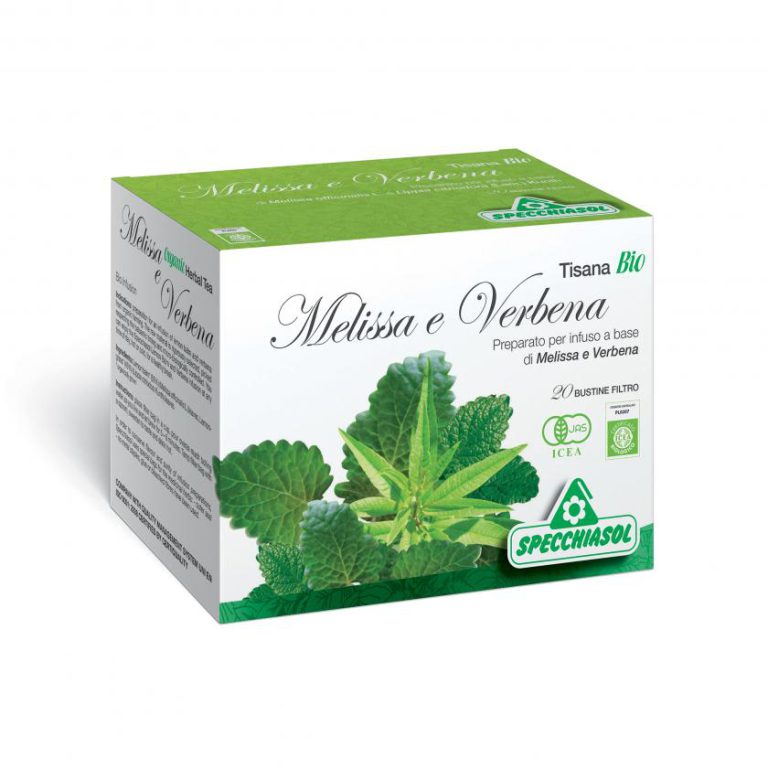 Melissa e Verbena Infuso Bio Specchiasol 20 Bustine