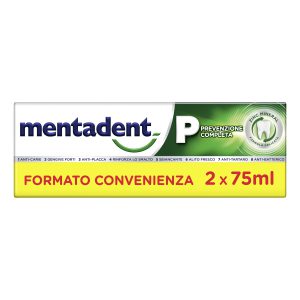 Mentadent P Dentifricio Prevenzione Completa Bitubo 2 X 75ml Offerta Speciale