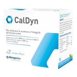 Metagenic Vitamine e Minerali CalDyn Integratore Alimentare 21 Bustine