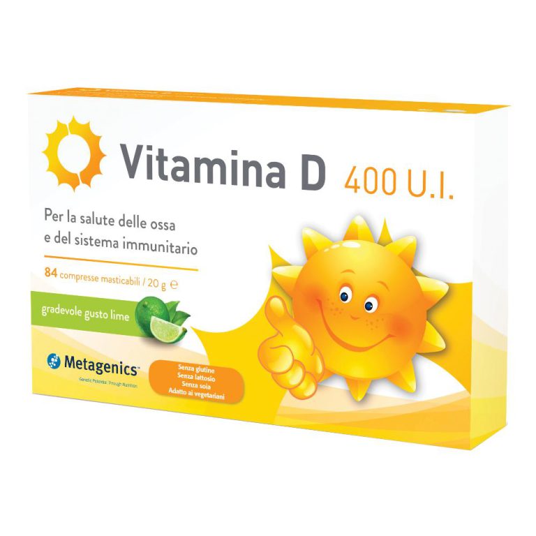 Metagenics Belgium Bvba Vitamina D 400 Ui 84 Compresse