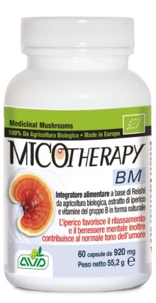 Micotherapy BM - Integratore per il Rilassamento e Benessere Mentale - 60 Capsule