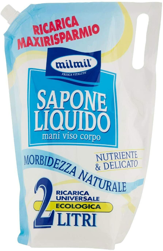 Morbidezza Naturale sapone Liquido Eco Ricarica Mil Mil 2000ml