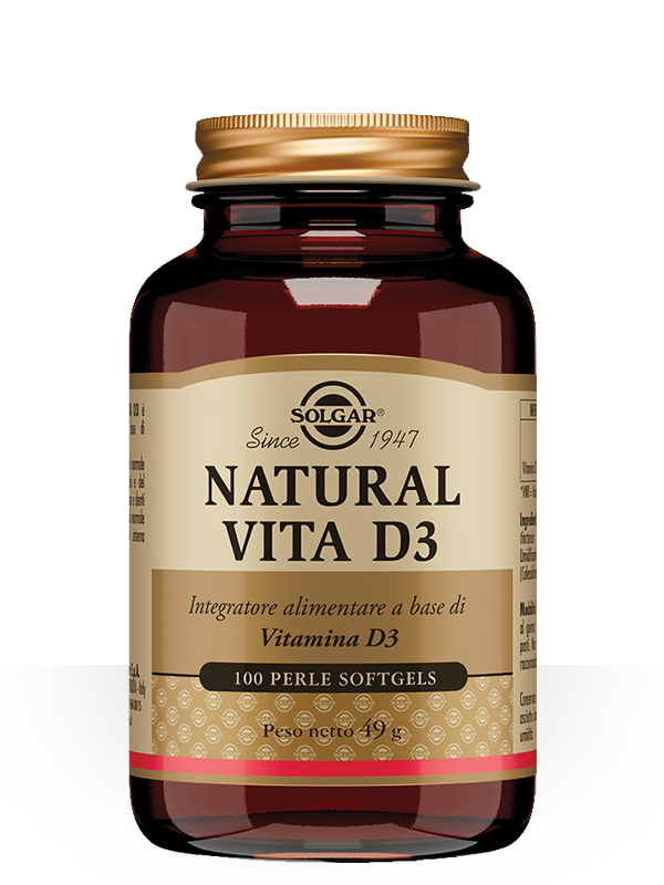 NATURAL VITA D3 SOLGAR® 100 Perle