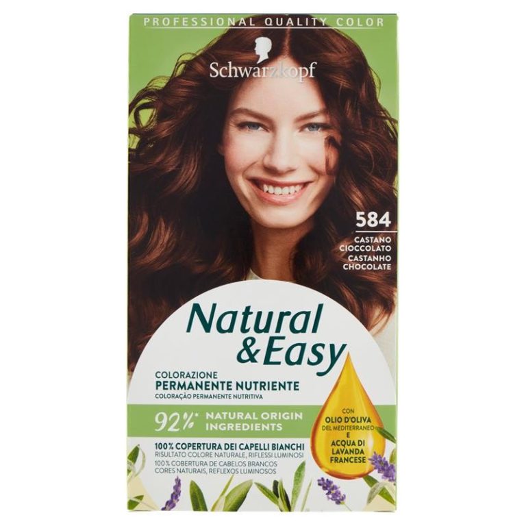 NATURAL &amp; EASY 584 Castano Cioccolata Schwarzkopf 1 Kit