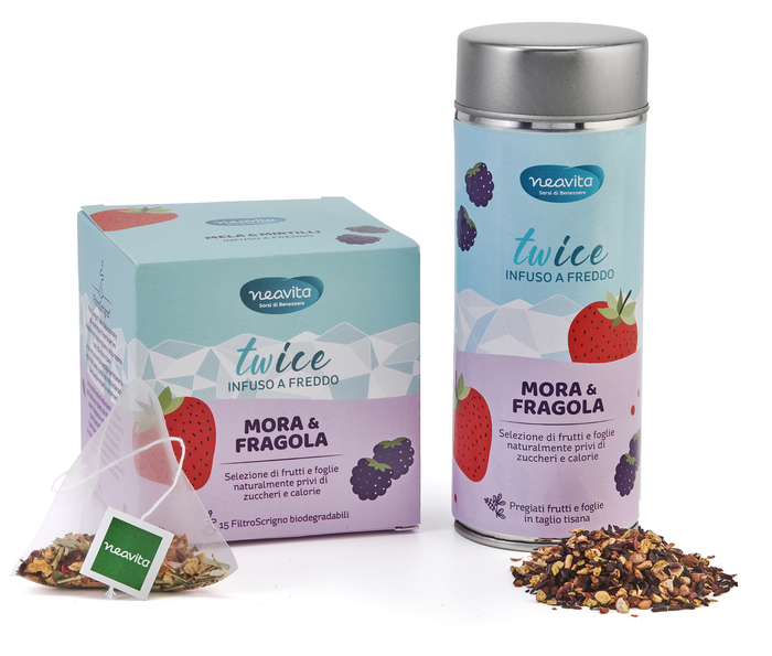 NEAVITA - TWICE INFUSO A FREDDO MORA E FRAGOLA FILTROSCRIGNO