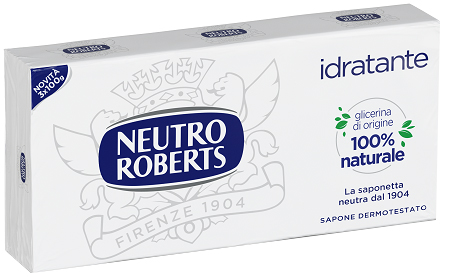 NEUTRO ROBERTS SAPONE SOLIDO TRIS 3 PEZZI DA 100 G