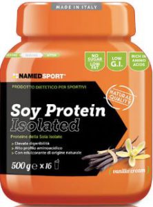 Named Sport Soy Protein - Integratore Massa Muscolare - Gusto Vanilla Cream 500 g