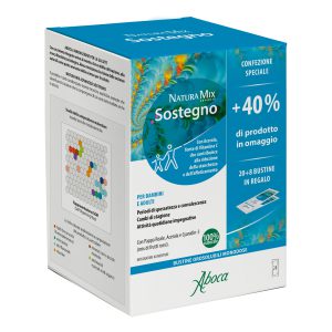 Natura Mix Advanced Sostegno - Integratore alimentare energizzante ed immunostimolante - 28 Bustine Orosolubili