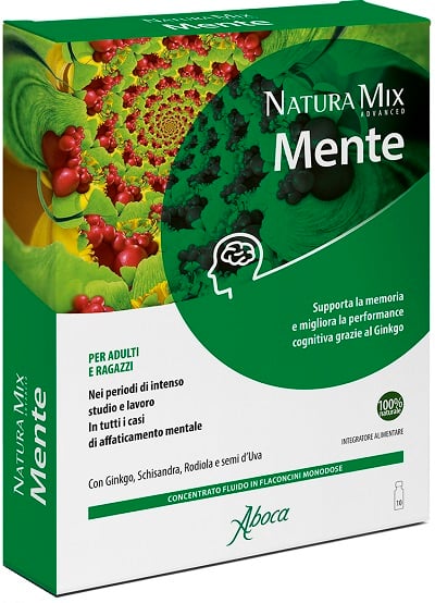 Natura mix advanced mente 10 flaconcini 150 g