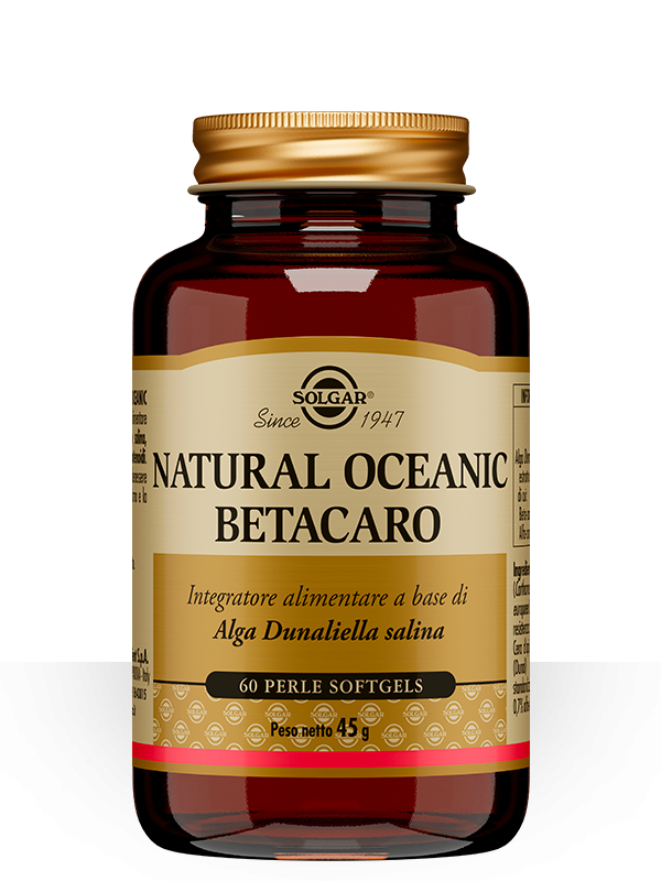 Natural Oceanic Betacaro Solgar 60 Perle Softgels