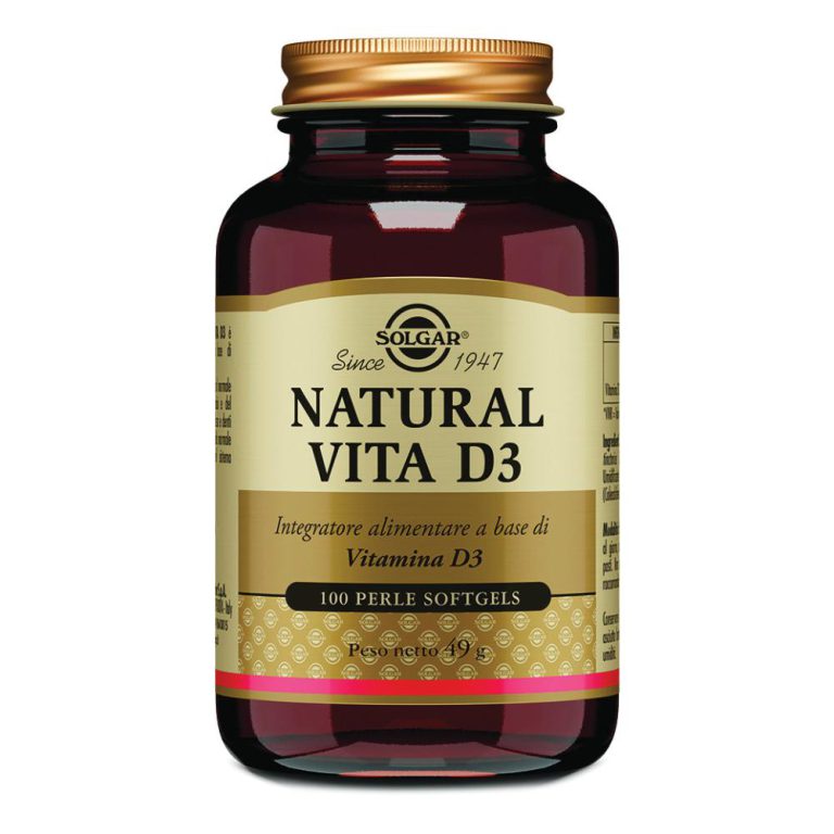 Natural Vita D3 Ossa e Muscoli 100 Perle