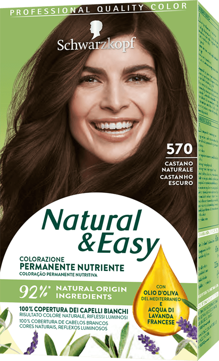 Natural &amp; Easy 570 Castano Natural Schwarzkopf