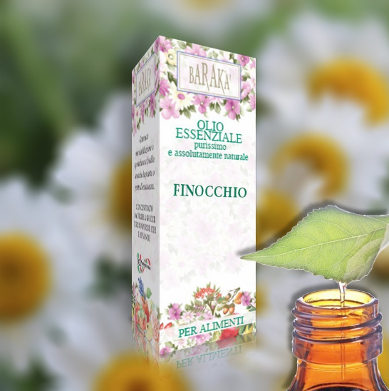 Naturfarma Barakà Finocchio Olio Essenziale Purissimo E Assolutamente Naturale Per Alimenti 12ml