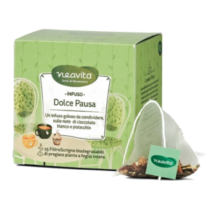 Neavita Tisana Dolce Pausa Infuso Al Cioccolato Bianco E Pistacchio 15 Filtroscrigno