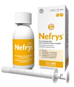 Nefrys alimento complementare per il benessere delle vie urinarie Cani e Gatti 100 ml