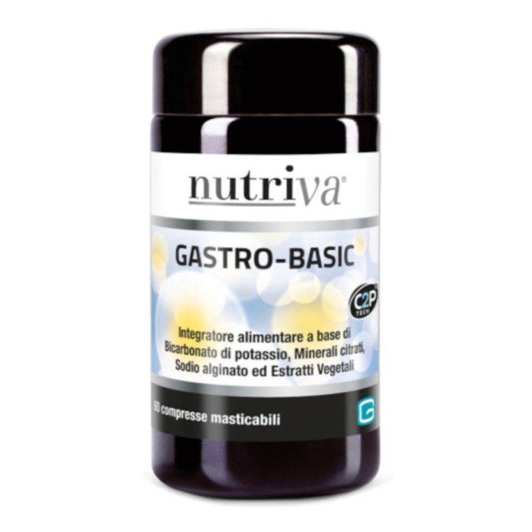 Nutriva Digestione Sana Gastro-Basic Integratore Alimentare 60 Compresse