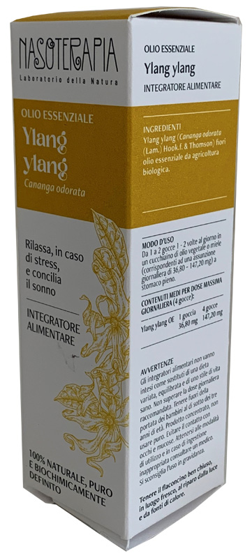 OLIO ESSENZIALE YLANG YLANG NASOTERAPIA 10 ML