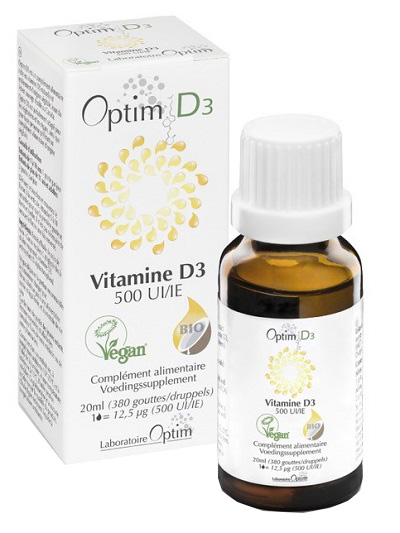 OPTIM D3 VITAMINA VEGETALE 500UI GOCCE 20 ML