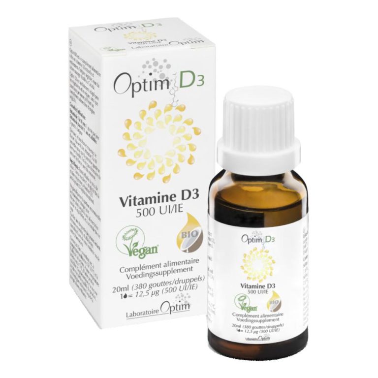 OPTIM D3 Vitamine Veg.500UI