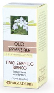 Olio Essenziale Naturale di Timo Serpillo Bianco 10 ml