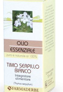 Olio Essenziale Naturale di Timo Serpillo Bianco 10 ml