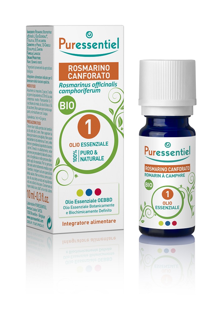 Olio Essenziale Rosmarino Canforato Bio Puressentiel 10ml