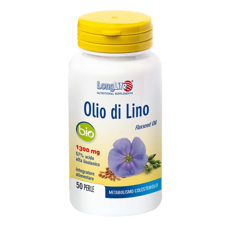 Olio Lino Bio 1300mg LongLife 50 Perle