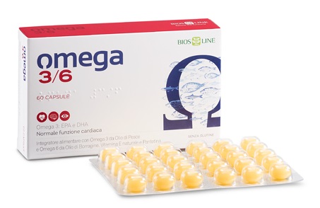 Omega 3/6 - Integratore pr il Benessere Cardiovascolare - 60 Capsule