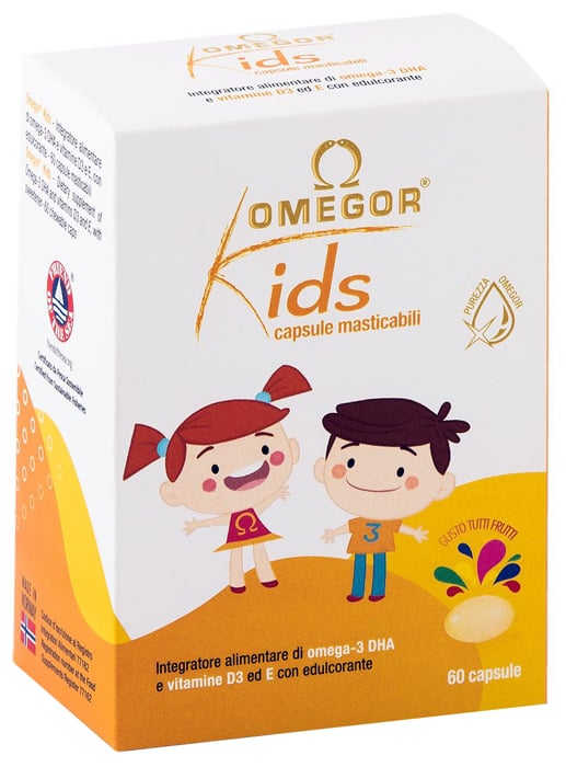 Omegor kids 60 capsule masticabili