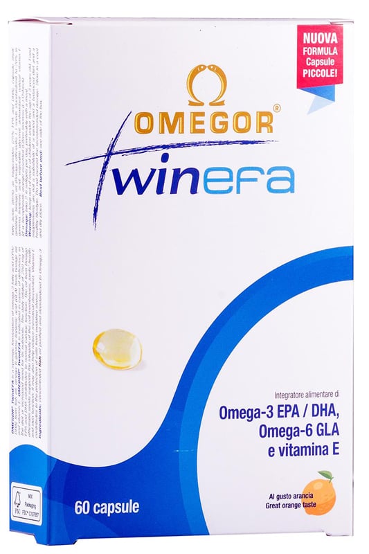 Omegor twinefa 60 capsule new