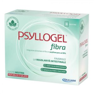 PSYLLOGEL FIBRA 20 BUSTINE GUSTO NEUTRO - INTEGRATORE PER IL BENESSERE DIGESTIVO