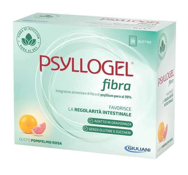 PSYLLOGEL FIBRA ARANCE ROSSE 20 BUSTINE