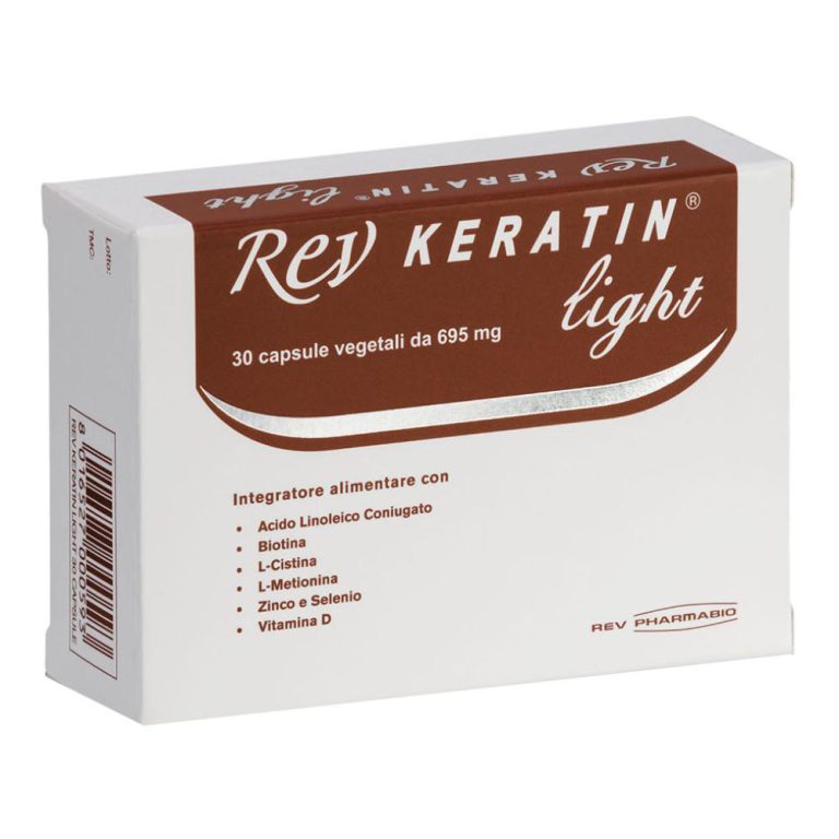 Pharmabio Anticaduta Capelli Rev Keratin Light Integratore 30 Capsule