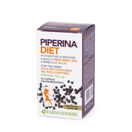 Piperita Diet Farmaderbe 60 Capsule