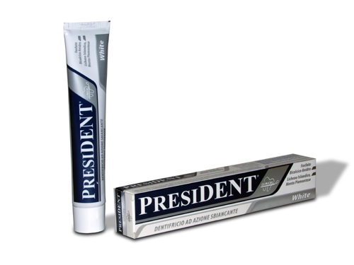 PresiDent White Dentifricio Azione Sbiancante 75ml