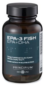 Principium Epa-3- Fish - Integratore di Omega 3 per il Benessere Cardiovascolare - 90 Capsule