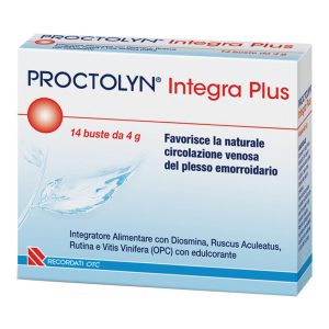 Proctolyn Integra Plus 14 Bustine - Per Il Trattamento Delle Emorroidi Interne Ed Esterne