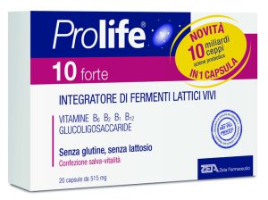 Prolife 10 Forte integratore con fermenti lattici 20 Capsule